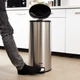 Ведро для мусора MBM HOME с крышкой и педалью BIN-16 30L SS нержавеющая сталь - изображение 2
