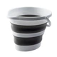 Відро складане МВМ HOME BIN-17 10L WHITE/GRAY біло-сіре - зображення 7