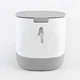 Відро для сміття настільне з кришкою MBM HOME BIN-21 1,5L WHITE/GRAY біло-сіре - зображення 8