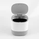 Відро для сміття настільне з кришкою MBM HOME BIN-21 1,5L WHITE/GRAY біло-сіре - зображення 9