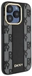 Etui DKNY Leather Checkered Mono Pattern MagSafe do Apple iPhone 15 Pro Black (3666339259853) - obraz 4