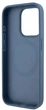Панель DKNY Leather Monogram Pattern Metal Logo MagSafe для Apple iPhone 15 Pro Blue (3666339261672) - зображення 6