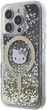 Etui plecki Hello Kitty Liquid Glitter Fever MagSafe do Apple iPhone 16 Pro Black Gold (HKHMP16LLGDIK) - obraz 2