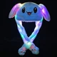 Шапка светящаяся с двигающимися ушами заяц кигуруми Pikachu Blue - изображение 3