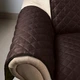 Накидка на кресло Couch Coat двустороннее стеганое покрывало Brown/Milk - изображение 4