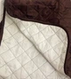 Накидка на кресло Couch Coat двустороннее стеганое покрывало Brown/Milk - изображение 5