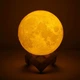 Сенсорный ночник луна RGB Magic 3D Moon Light , светильник лампа луна - изображение 4
