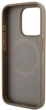 Etui DKNY Leather Printed Pattern Metal Logo MagSafe do Apple iPhone 15 Pro Brown (3666339262099) - obraz 6