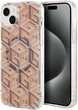 Панель Guess IML GCube MagSafe для Apple iPhone 15 Plus/14 Plus Brown (3666339222130) - зображення 1