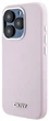 Etui DKNY Liquid Silicone Small Metal Logo MagSafe do Apple iPhone 15 Pro Pink (3666339265878) - obraz 2
