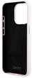 Etui DKNY Liquid Silicone Small Metal Logo MagSafe do Apple iPhone 15 Pro Pink (3666339265878) - obraz 6