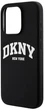 Etui DKNY Liquid Silicone White Printed Logo MagSafe do Apple iPhone 15 Pro Black (3666339266714) - obraz 5