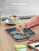 Стилус MEKO Pen для Apple iPad 2018–2025 с быстрой зарядкой, функцией распознавания прикосновений ладонью и чувствительностью к наклону - изображение 3