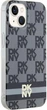 Панель DKNY IML Checkered Mono Pattern & Printed Stripes MagSafe для Apple iPhone 15 Plus / 14 Plus Black (3666339269364) - зображення 4