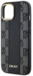 Панель DKNY Leather Checkered Mono Pattern MagSafe для Apple iPhone 15 Plus / 14 Plus Black (3666339259846) - зображення 5