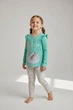 Комплект ( туника и лосины) Cynthia Rowley 7/8 лет 128 см Бирюзовый - изображение 2