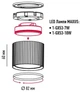 Светильник точечный Maxus Wave Downlight Base GX53 max 1x10W White 2in1 - изображение 3
