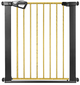 Захисна брамка Milly Mally Бар'єр для сходів Guardy 83 Black Natural (5907090700764) - зображення 1