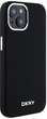 Панель DKNY Liquid Silicone Small Metal Logo MagSafe для Apple iPhone 15 Plus / 14 Plus Black (3666339265724) - зображення 4