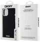 Панель DKNY Liquid Silicone Small Metal Logo MagSafe для Apple iPhone 15 Plus / 14 Plus Black (3666339265724) - зображення 8