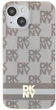 Etui DKNY IML Checkered Mono Pattern & Printed Stripes MagSafe do Apple iPhone 15 / 14 / 13 Beige (3666339269494) - obraz 3