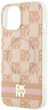 Etui DKNY IML Checkered Mono Pattern & Printed Stripes MagSafe do Apple iPhone 15 / 14 / 13 Pink (3666339269074) - obraz 5