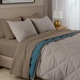 Покрывало стеганное двустороннее кровать и диван 200x230 TAUPE STONE 5155317 - изображение 3