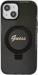Панель Guess Ring Stand Script Glitter MagSafe для Apple iPhone 15 Plus/14 Plus Black (3666339156336) - зображення 1