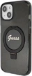 Панель Guess Ring Stand Script Glitter MagSafe для Apple iPhone 15 Plus/14 Plus Black (3666339156336) - зображення 3