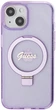 Панель Guess Ring Stand Script Glitter MagSafe для Apple iPhone 15 Plus/14 Plus Purple (3666339156756) - зображення 1