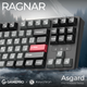 Клавиатура беспроводная GamePro Asgard Ragnar Keychron Super Red Switch Wireless/Bluetooth/USB Black (MK285BK) - изображение 5