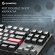 Клавиатура беспроводная GamePro Asgard Ragnar Keychron Super Red Switch Wireless/Bluetooth/USB Black (MK285BK) - изображение 12
