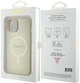 Панель Guess Saffiano MagSafe для Apple iPhone 15 Plus/14 Plus Gold (3666339156053) - зображення 8