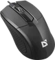 Миша DEFENDER Optimum MB-270 USB чорна,3 кнопки,1000 dpi - зображення 1