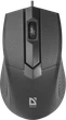Миша DEFENDER Optimum MB-270 USB чорна,3 кнопки,1000 dpi - зображення 2