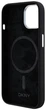 Панель DKNY Liquid Silicone Small Metal Logo MagSafe для Apple iPhone 15 / 14 / 13 Black (3666339265717) - зображення 6