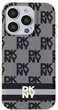Etui DKNY IML Checkered Mono Pattern & Printed Stripes MagSafe do Apple iPhone 15 Pro Max Black (3666339269388) - obraz 3