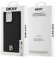 Etui DKNY Leather Monogram Pattern Metal Logo MagSafe do Apple iPhone 15 Pro Max Black (3666339261542) - obraz 8