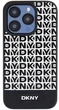 Etui DKNY Leather Printed Pattern Metal Logo MagSafe do Apple iPhone 15 Pro Max Black (3666339262242) - obraz 3