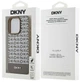 Etui DKNY Leather Printed Pattern Metal Logo MagSafe do Apple iPhone 15 Pro Max Brown (3666339262105) - obraz 8