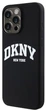 Etui DKNY Liquid Silicone White Printed Logo MagSafe do Apple iPhone 15 Pro Max Black (3666339266721) - obraz 2