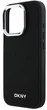 Панель DKNY Plain Silver Logo MagSafe для Apple iPhone 16 Pro Black (3666339333249) - зображення 5