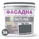 Фарба Акрил-латексна Фасадна Skyline RAL 7012 Графітовий Шторм 5 л - изображение 2