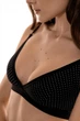 Бюстгальтер бралетт хлопок Jasmine Kety 1908/7 черно-белый 80B - изображение 3