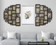Фото-коллаж The Frame Depot Семейное дерево на 28 горизонтальных и вертикальных фото Черный (decor_inside_trees_2_parts_l) - изображение 1