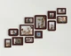 Набор деревянных настенных рамок на 12 фотографий от The Frame Depot Темно-вишневый (frame_set_12_piece) - изображение 3