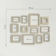 Набор деревянных настенных рамок на 12 фотографий от The Frame Depot Бежевый (frame_set_12_piece) - изображение 4
