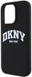 Etui DKNY Silicone White Printed Logo MagSafe do Apple iPhone 16 Pro Black (3666339335120) - obraz 5