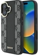 Etui DKNY Checkered Pattern Magsafe do Apple iPhone 16 Black (3666339333157) - obraz 1