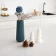 Ваза для цветов MBM HOME пластиковая 23 см DH-FLOWERS-05 DARK BLUE Синяя - изображение 1